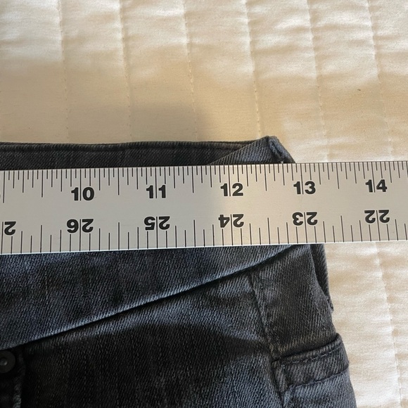 MOTHER Denim The High Waisted Looker in Bad Cat Black Gray Leopard Jeans Sz 25 - Picture 6 of 14